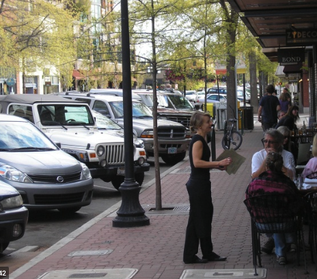 Do you want some Downtown streets to be for dining or parking?