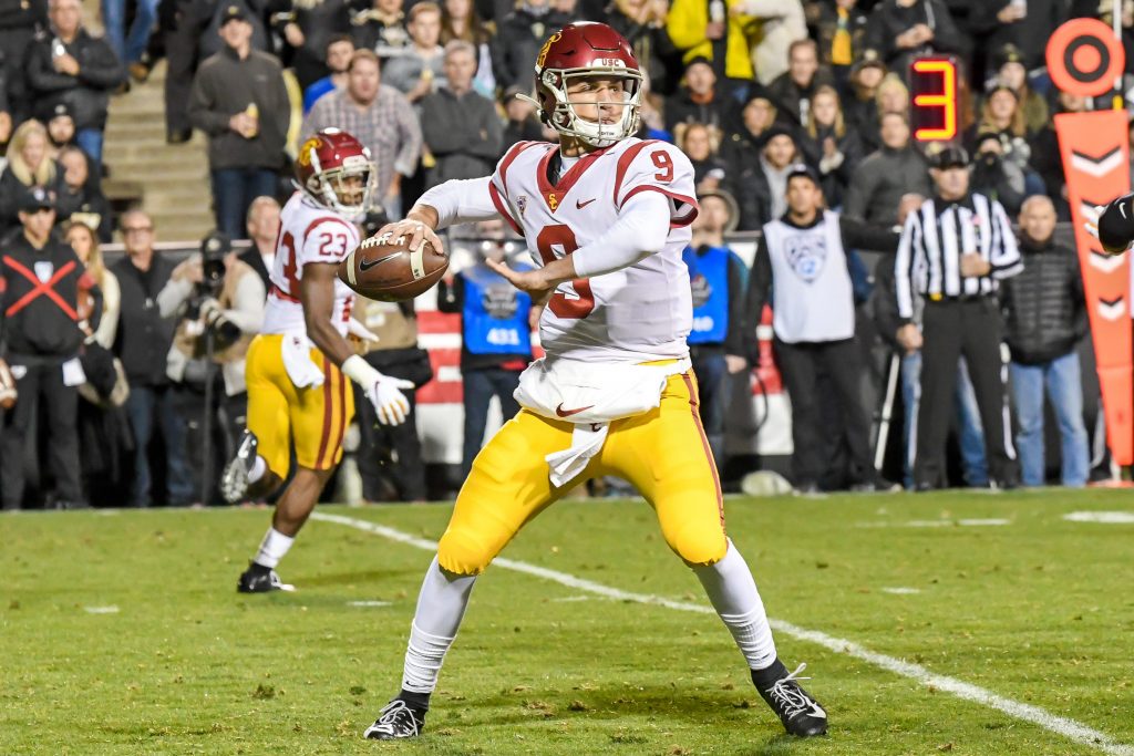 Will Kedon Slovis own the one-year record for TDs as a Trojan?