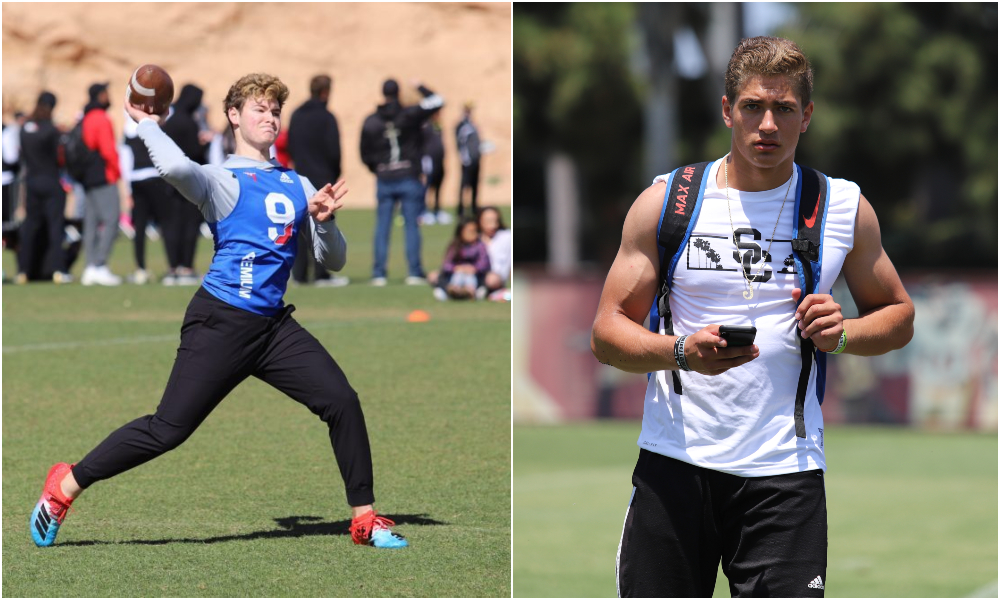 Which 2021 QB commit will start more games for USC?