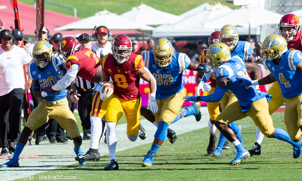 When should the USC - UCLA game take place?