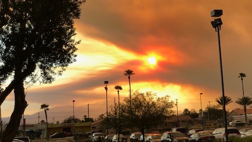 Is the smoke from the Apple Fire impacting you and your family? 