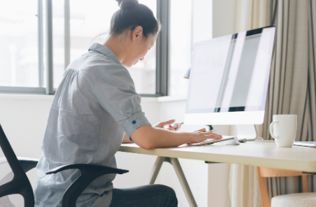 Are you still working remotely or back in the office?