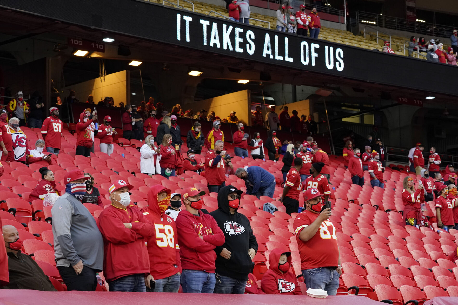 What do you think of KC fans booing during a 'moment of unity?'