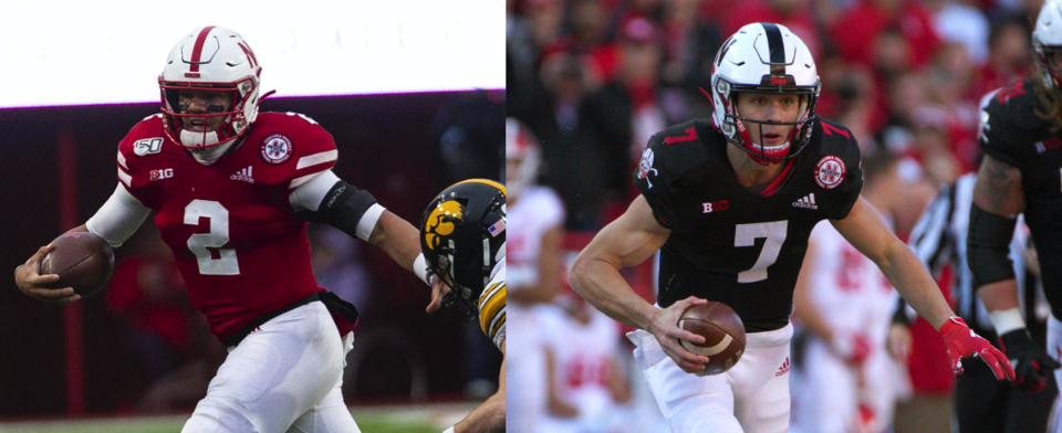Who will be the Husker starting quarterback in the last game?