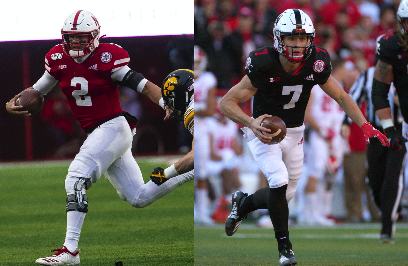 Who will be the Husker starting quarterback in the last game?