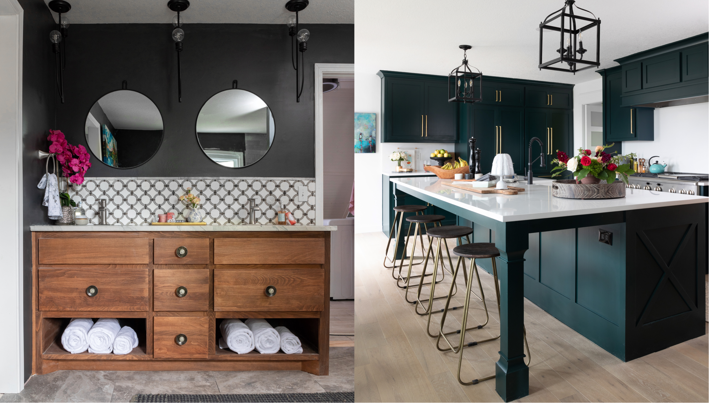 Which is more timeless for cabinets, wood grain or painted?