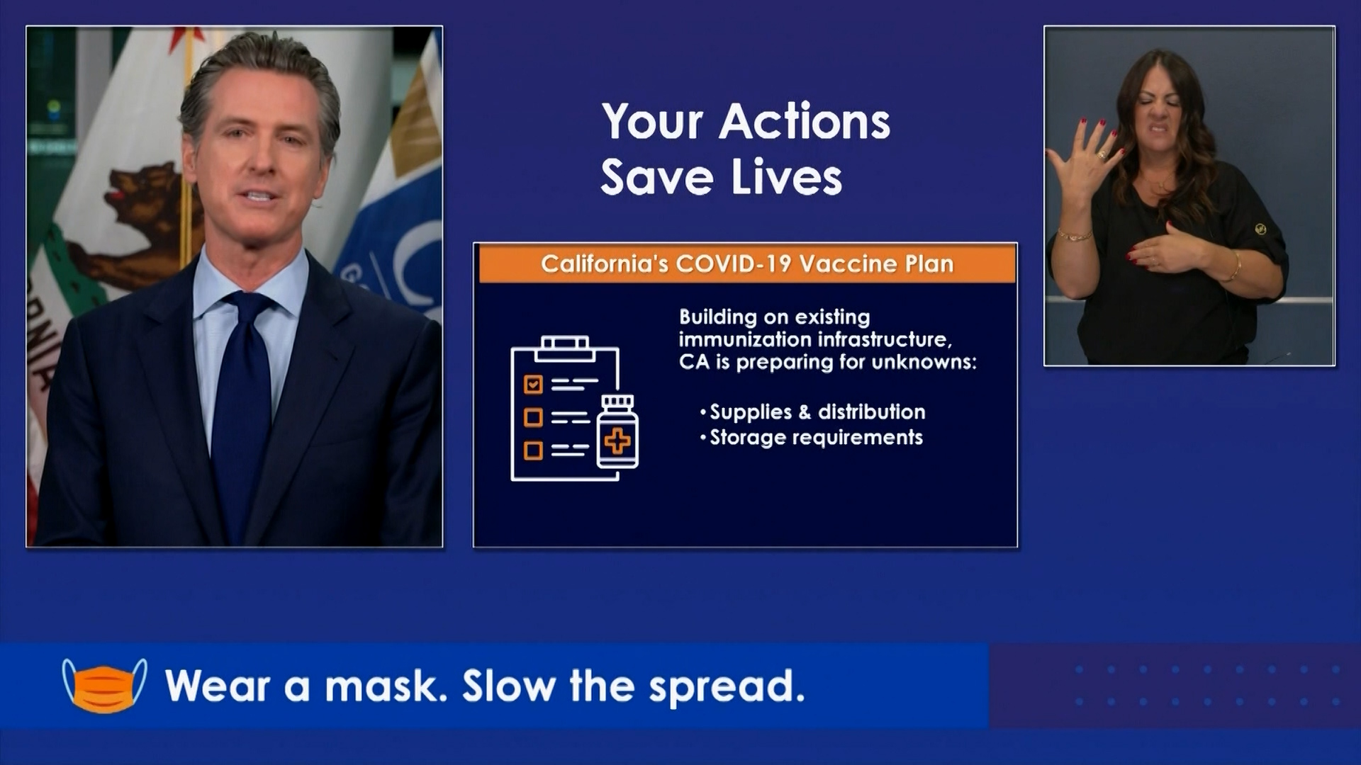 Are you in favor of CA's COVID-19 vaccine plan?