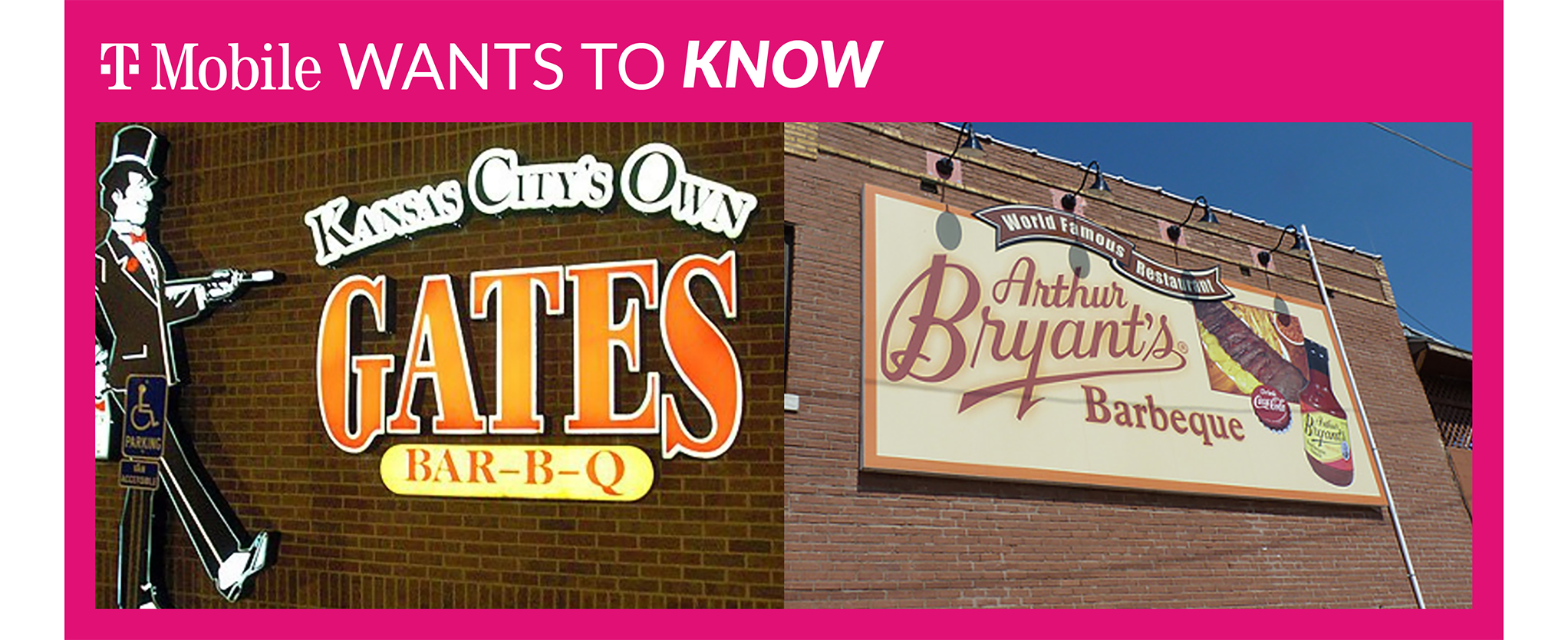 It's a classic showdown! Gates vs. Arthur Bryant's! Who ya got? 