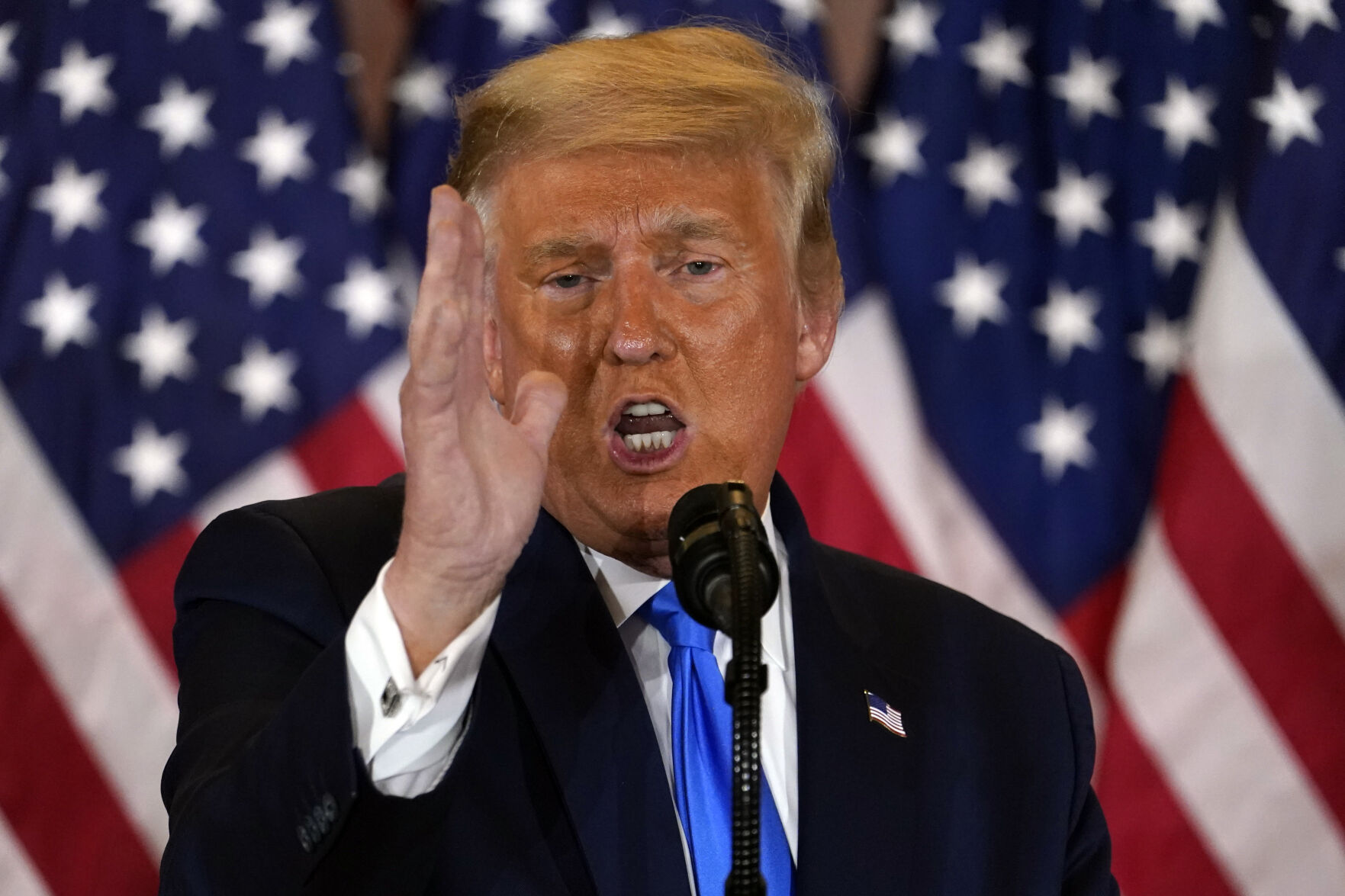 What did you think of Trump saying he won the election?