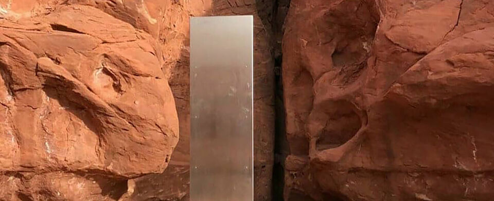 Who put up that mystery monolith in the remote Utah desert?