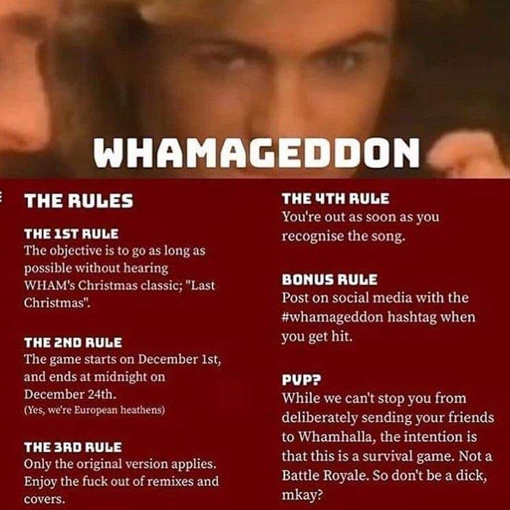 Are you ready for Whamageddon?