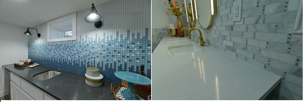 Would you ever try an ombre backsplash or would you keep it traditional and all one color? 