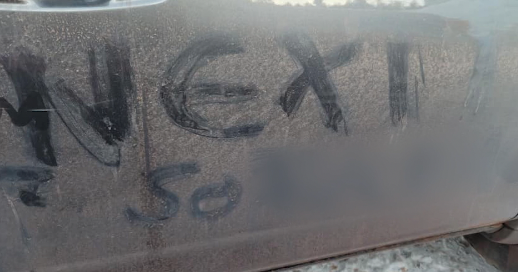 Have you received an angry message on your car since the pandemic started?
