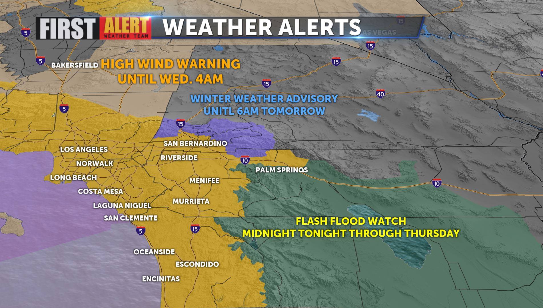 Did you experience strong winds in your area?