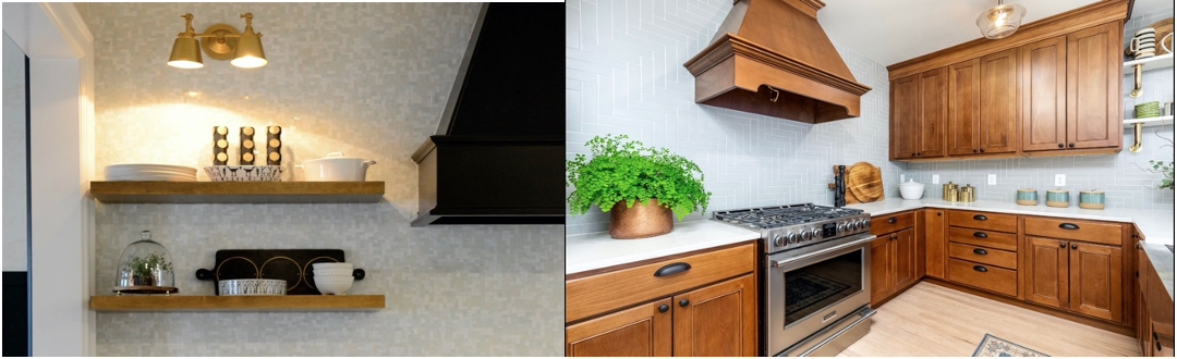 Would you use floating shelves or closed cabinetry in your kitchen?