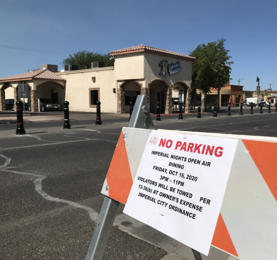 Will you be indoor dining in Imperial County? 
