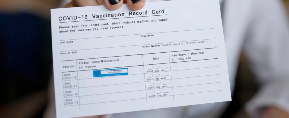 Have you shared a photo of your vaccine card on social media?