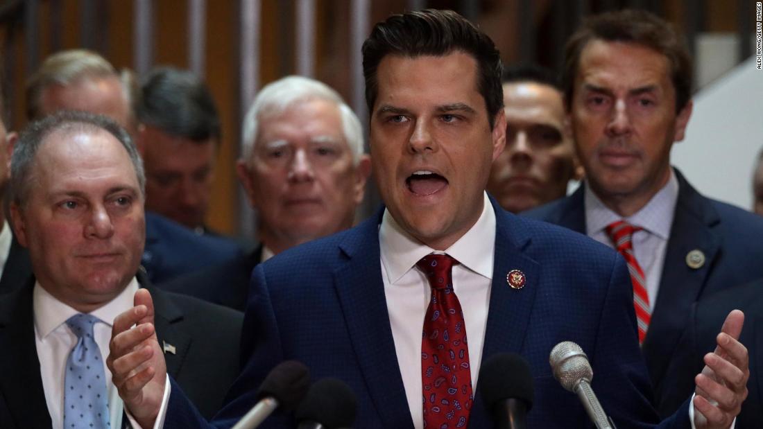 Should Rep. Matt Gaetz resign for sex-crime allegations?
