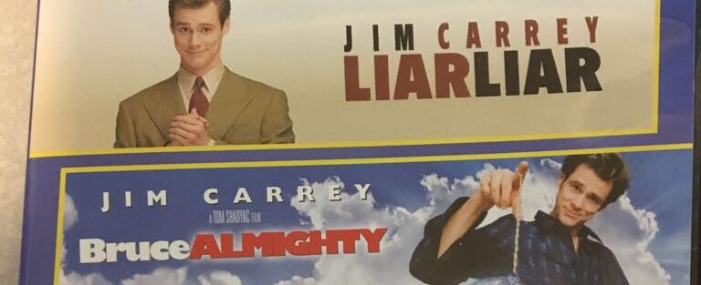 Which is the funniest of Jim Carrey's supernatural morality play films?