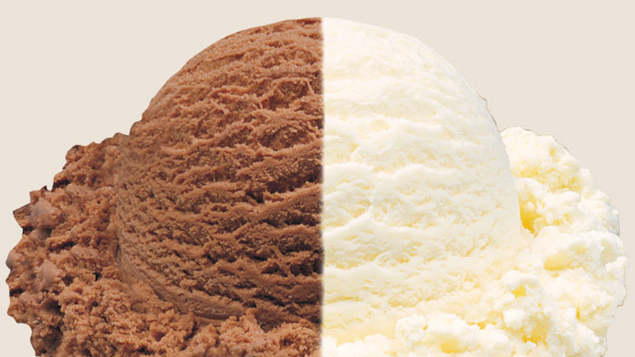 if there were only two flavors of ice cream, which would you choose?