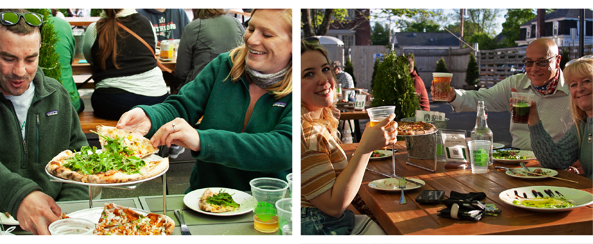 What is your favorite thing about the Jack's Abby Beer Garden?