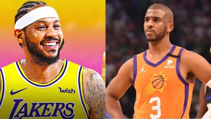 Who do you more want to see get a championship ring - Carmelo Anthony or Chris Paul?