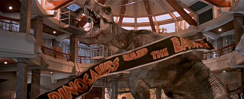 Do you watch Jurassic Park for the velociraptors or the T-Rex?