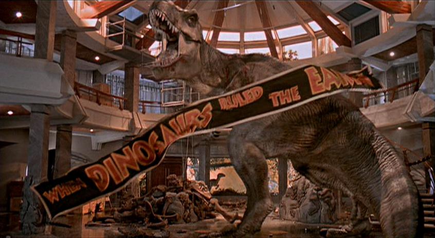 Do you watch Jurassic Park for the velociraptors or the T-Rex?