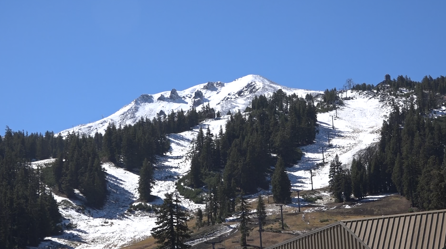 When you saw the snow, were you excited or is it too soon?