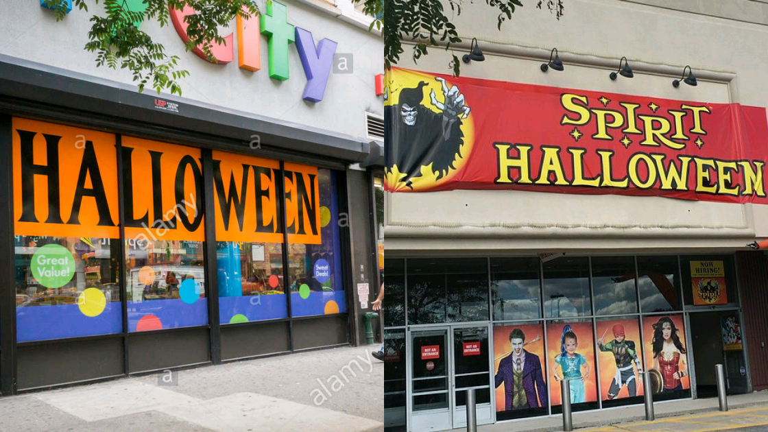 Halloween party city vs spirit Halloween 