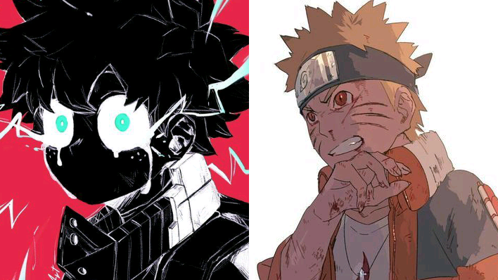 Deku vs Naruto( not shippuden)