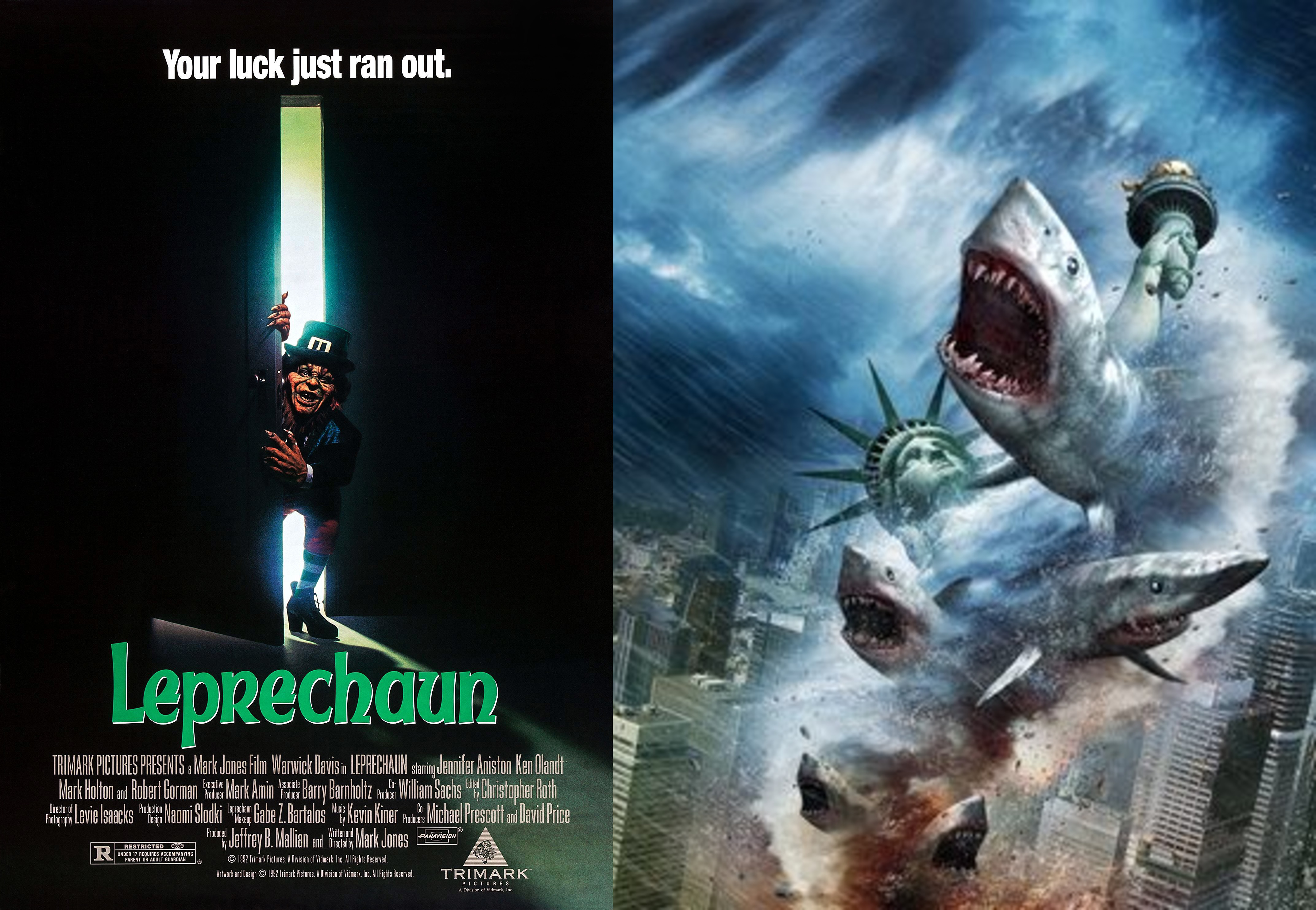 Which is better "dumb, but fun" horror franchise, Leprechaun or Sharknado?