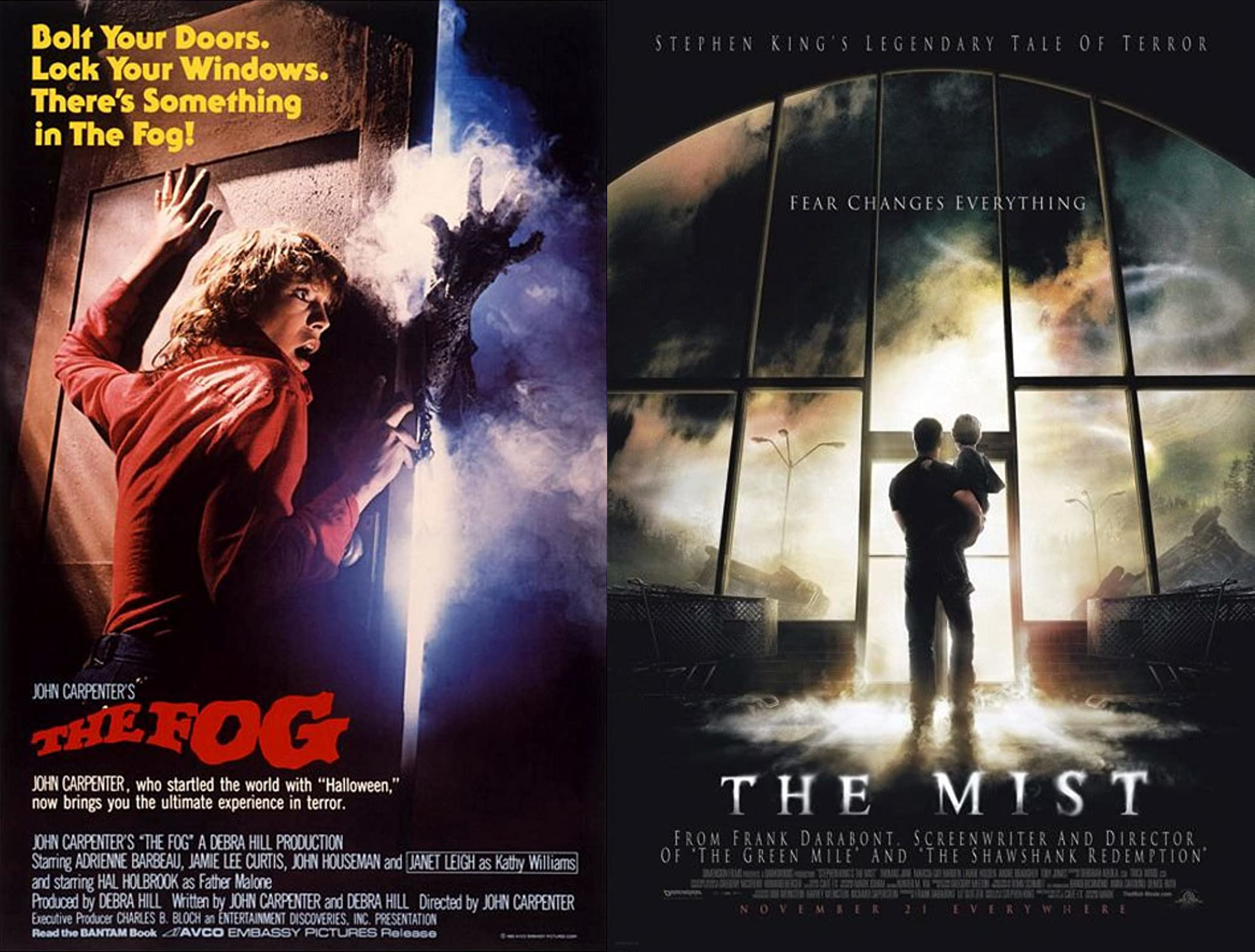 Better movie with a supernatural vapor, The Fog (1980) or The Mist (2007)?