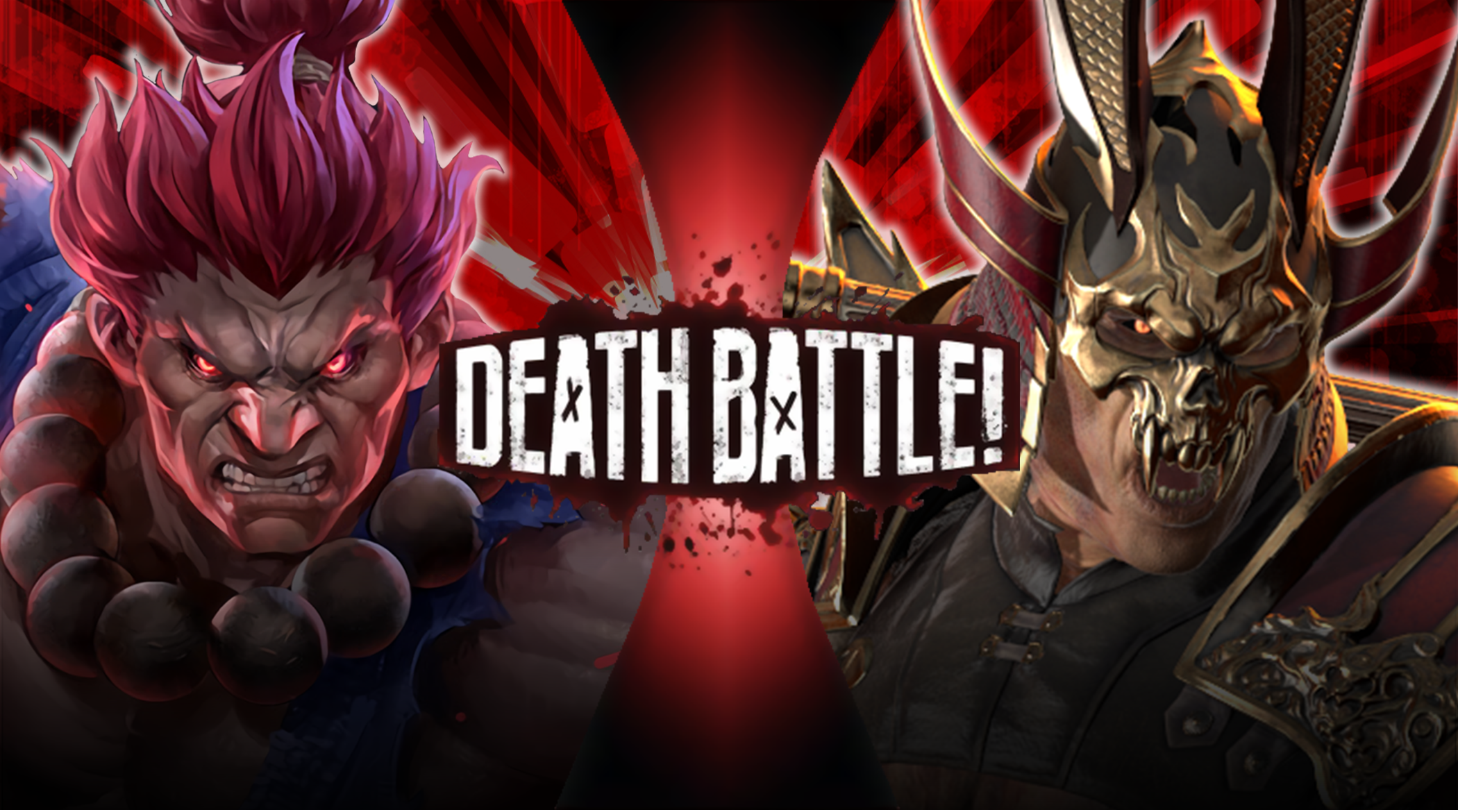 The next death battle Akuma VS Shao Kahn ( Street Fighter VS Mortal Kombat )  who wins this fight ?