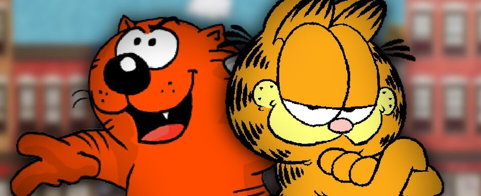 Orange cat showdown: Heathcliff vs. Garfield