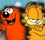 Orange cat showdown: Heathcliff vs. Garfield