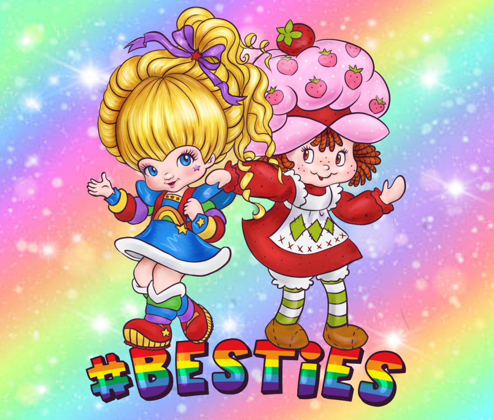 What's your aesthetic: Rainbow Brite or Strawberry Shortcake?