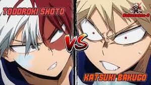                     BAKUGO VS TODOROKI ( if todoroki used his fire in the fight earlier)