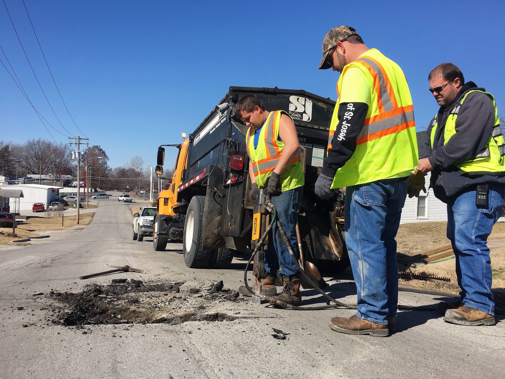 What kind of grade would you give the city street conditions in St. Joseph?
