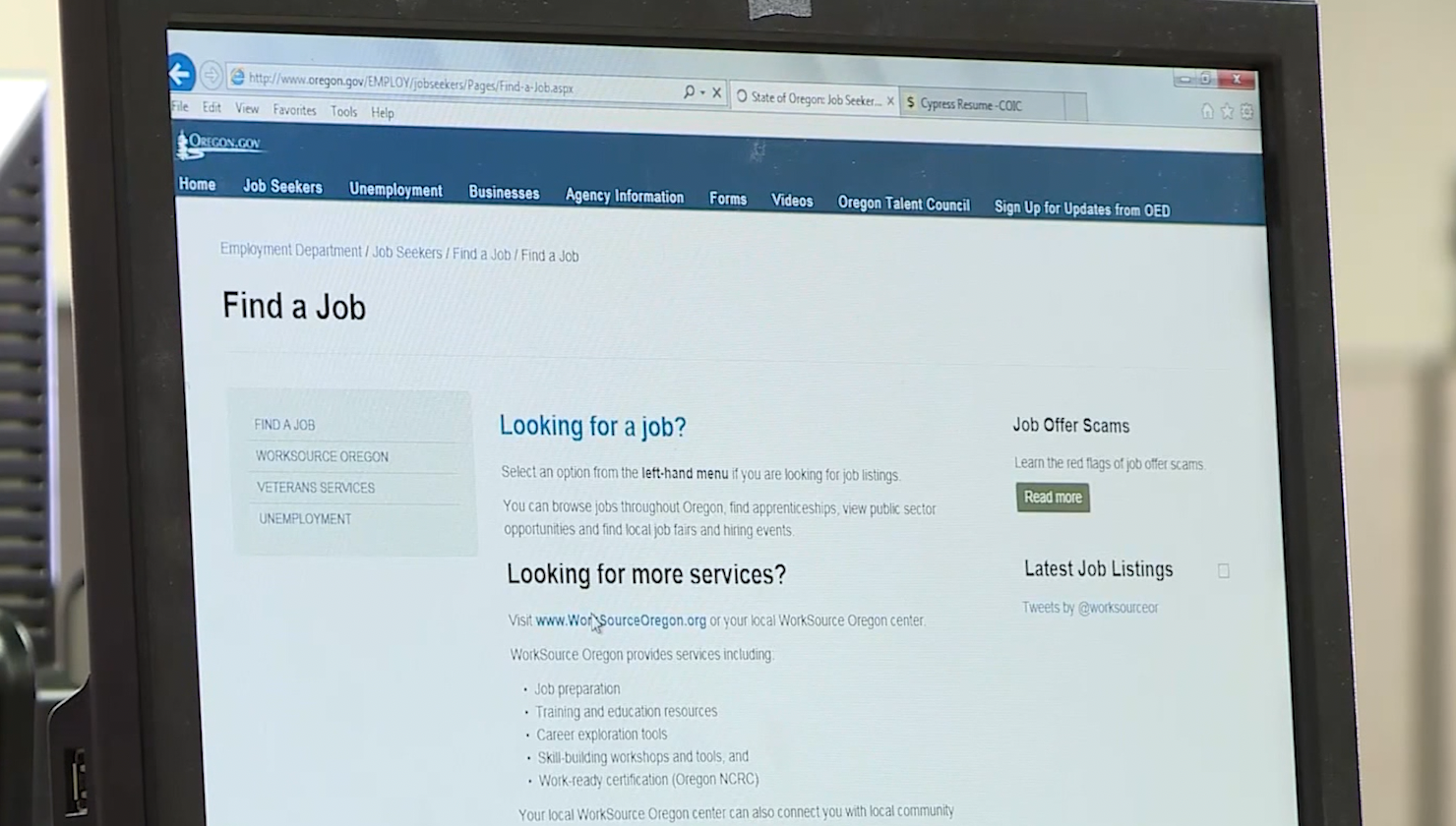 Despite the jobs report, do you feel C.O. has recovered?                                    