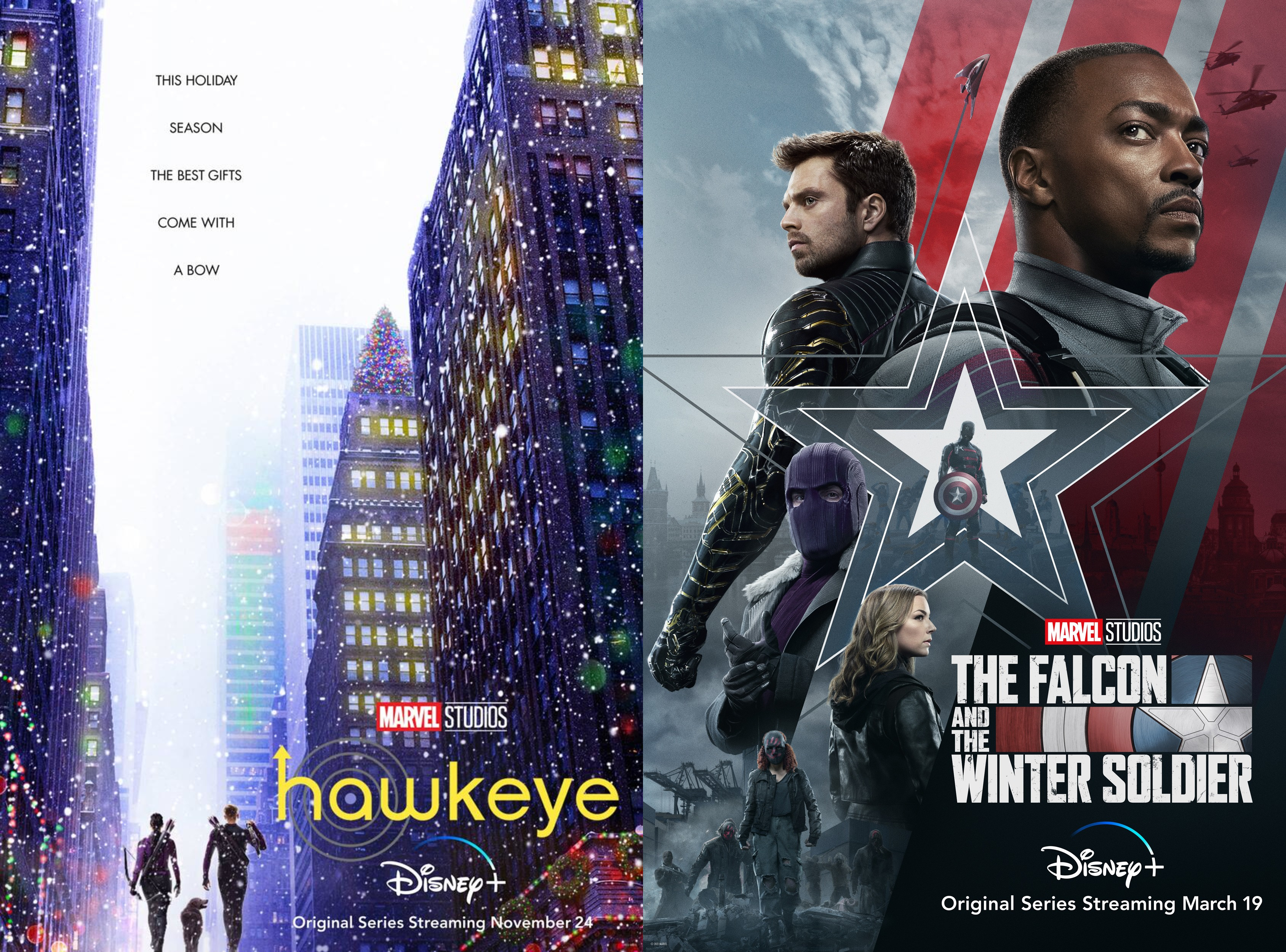 Single-Elimination Disney+ Shows Showdown: Hawkeye vs Falcon and the Winter Soldier.