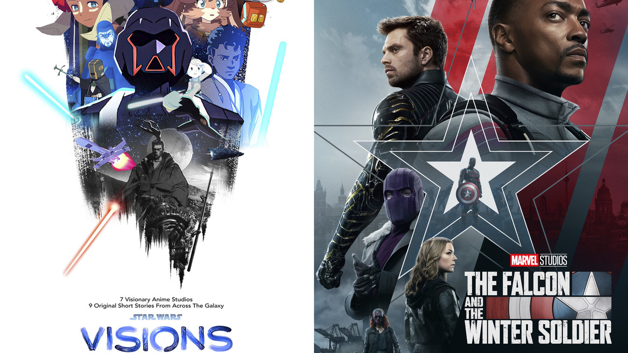 Single-Elimination Disney+ Shows Showdown: Star Wars: Visions vs Falcon and the Winter Soldier.