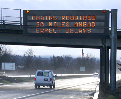 Should more Central Oregon highways have electronic reader boards?
