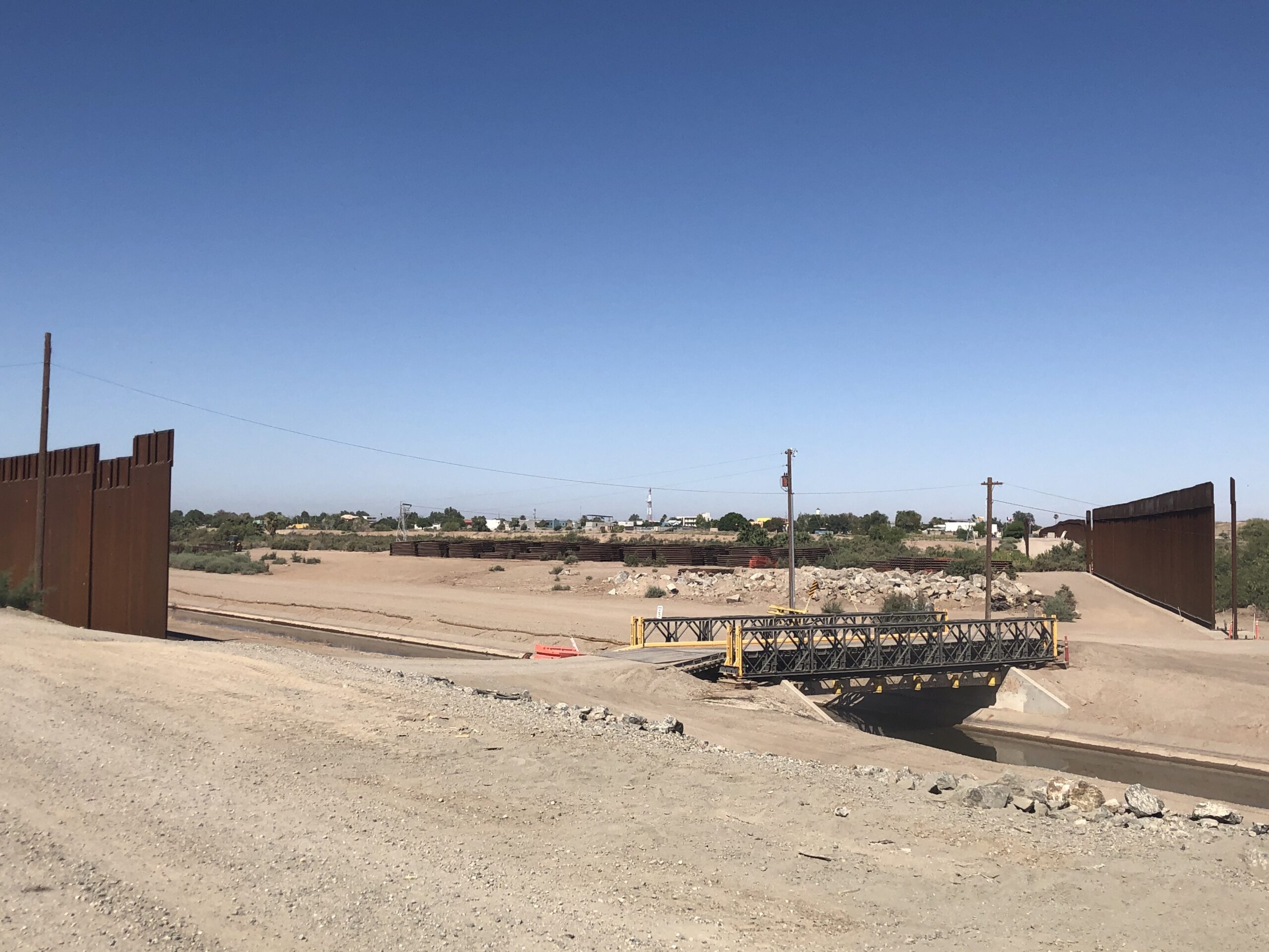 Do you think more gaps should be filled along the border wall?