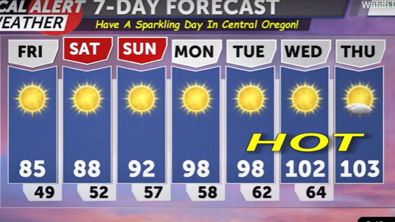 Does next week's predicted triple-digit heat worry you?
