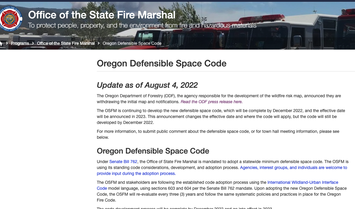 Do you think the state should require property owners to create defensible space?