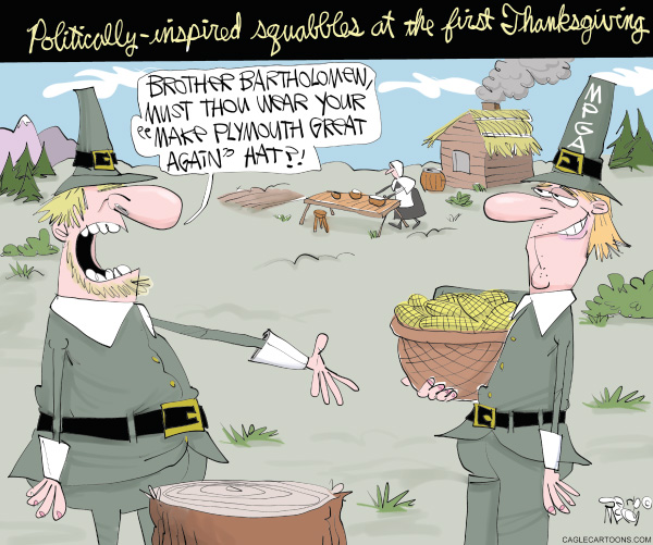 Will you be talking politics with your family on Thanksgiving?