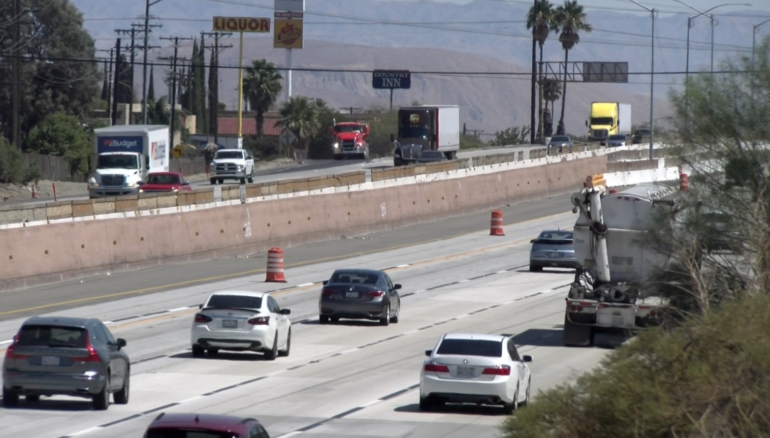 Do you feel comfortable when driving on the I-10 between Banning and Whitewater