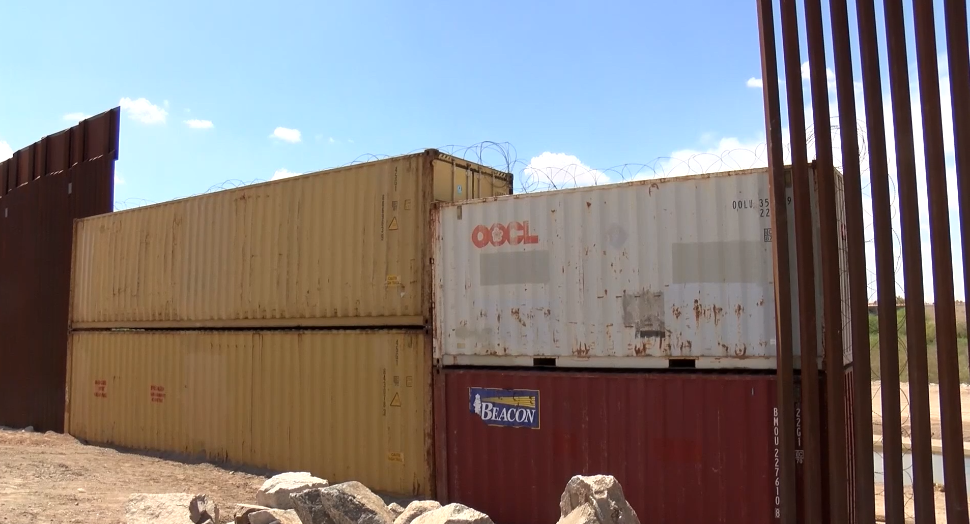 Do you agree with the removal of the shipping containers?
