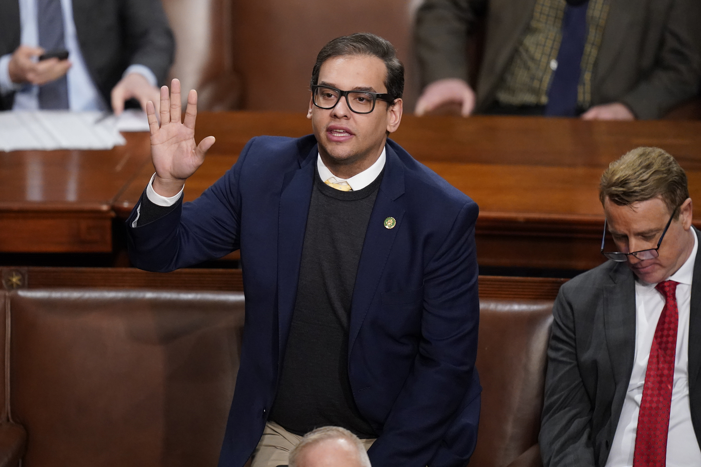 Should New York Rep. George Santos resign for lying about his education and employment? 